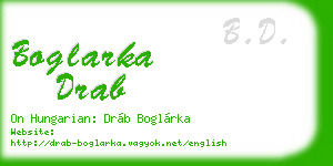 boglarka drab business card